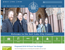Tablet Screenshot of council.slcgov.com